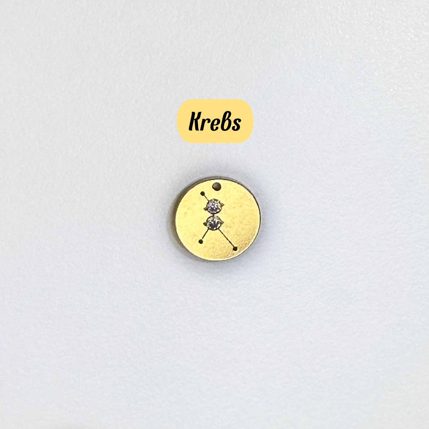 Zodiac Anhänger Krebs – minimalistischer Schmuck in 14k Gold-Filled