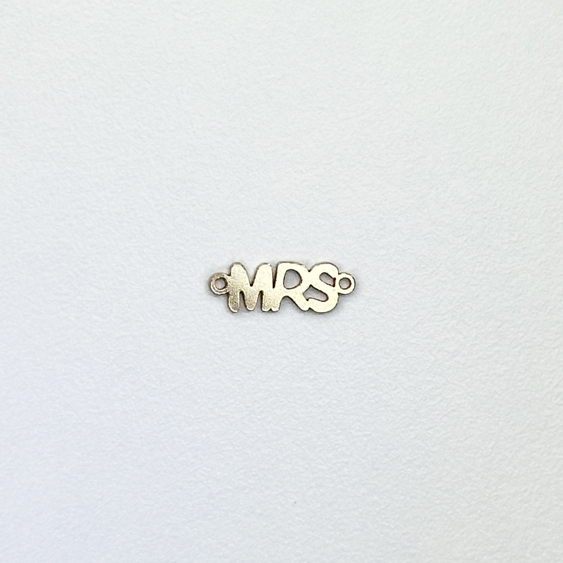 Anhänger „MRS“ aus 14K Gold Filled – eleganter Schmuck für Bräute & frisch Vermählte