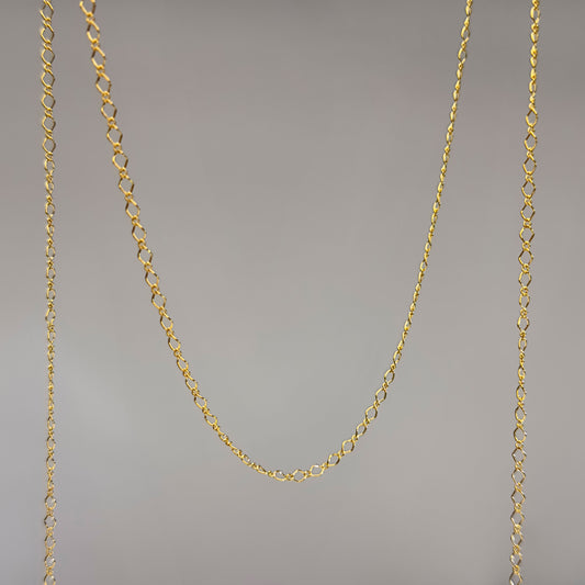 Diamond Kollektion – diamantgeschliffenes Kettenmaterial aus 14K Gold Filled