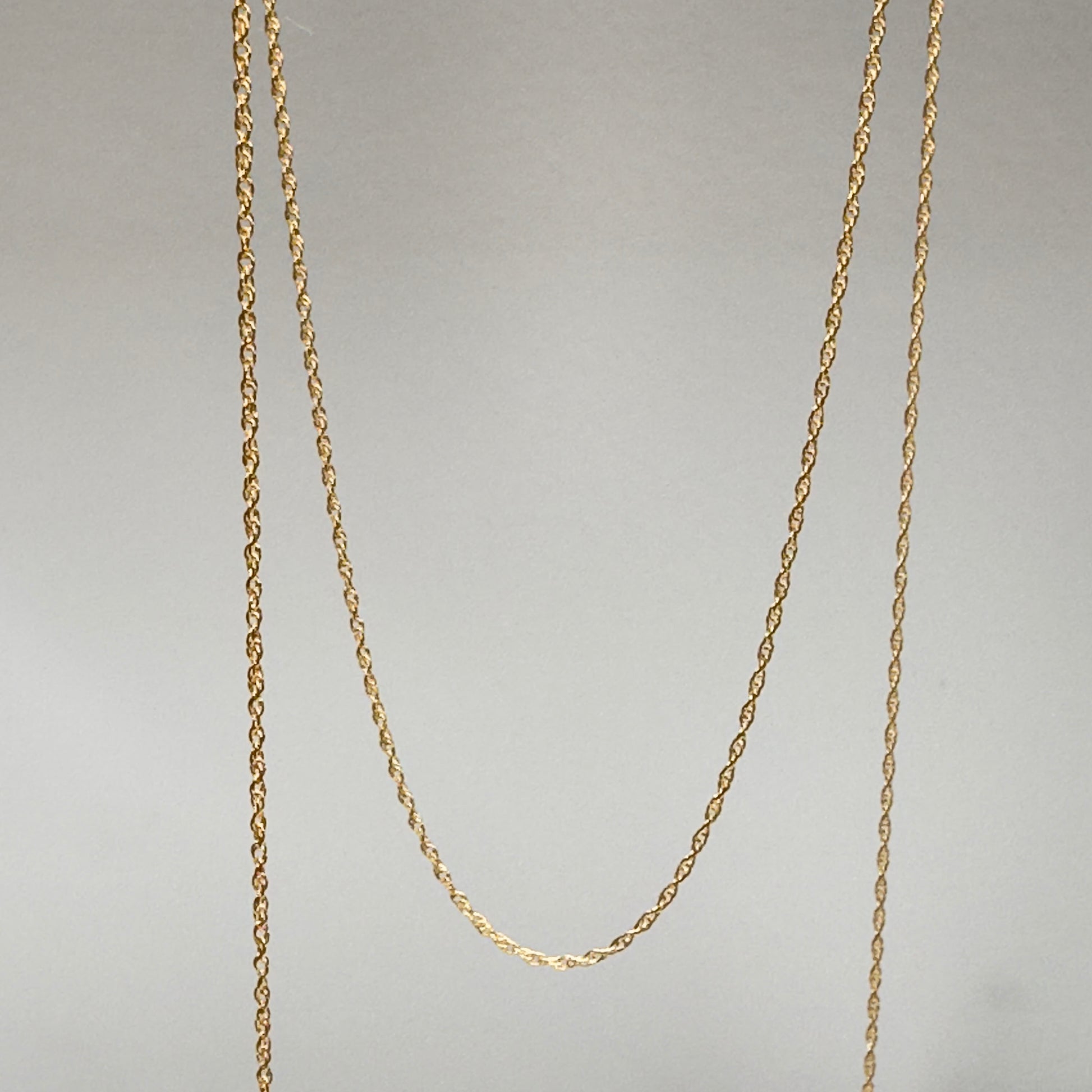 French Rope Kollektion – gedrehtes Kettenmaterial aus 14K Gold Filled mit elegantem Glanz