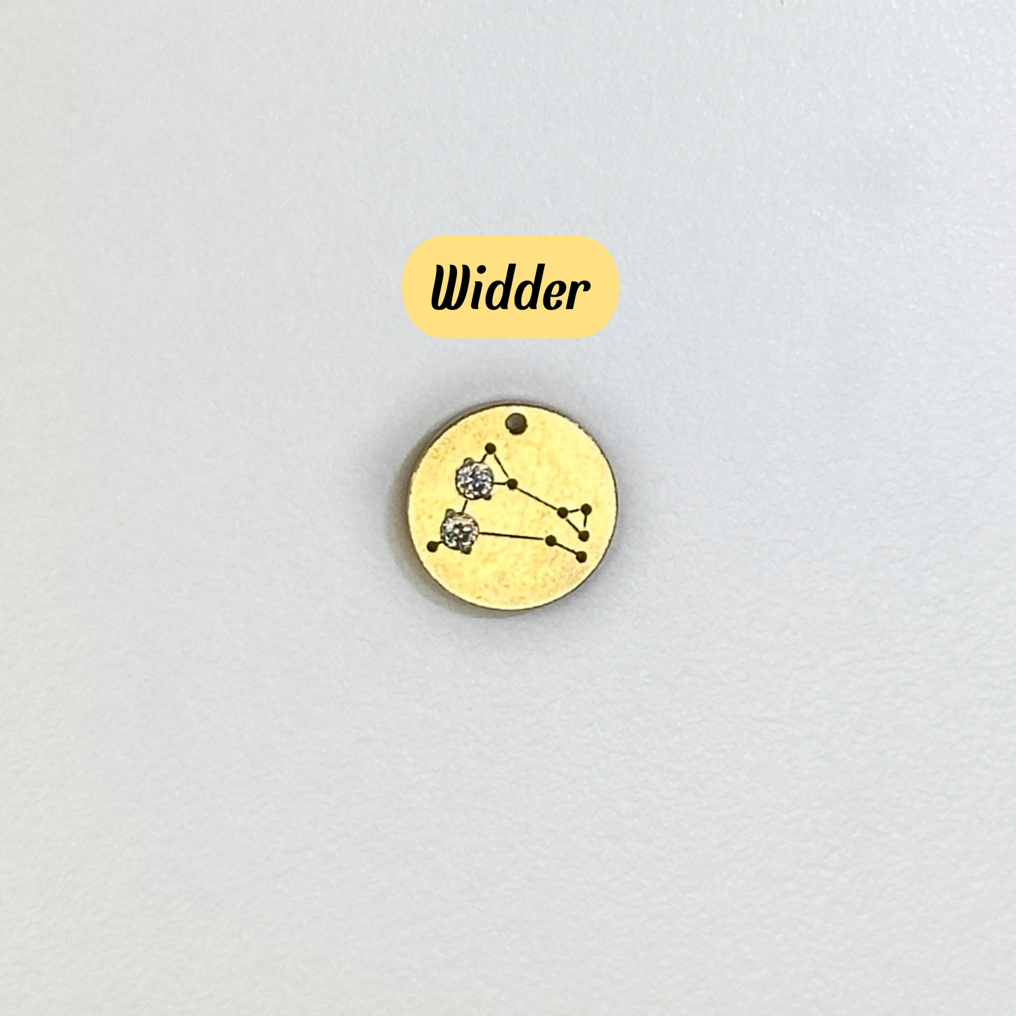 Sternzeichen-Anhänger Widder aus 14k Gold-Filled – filigraner Zodiac-Schmuck