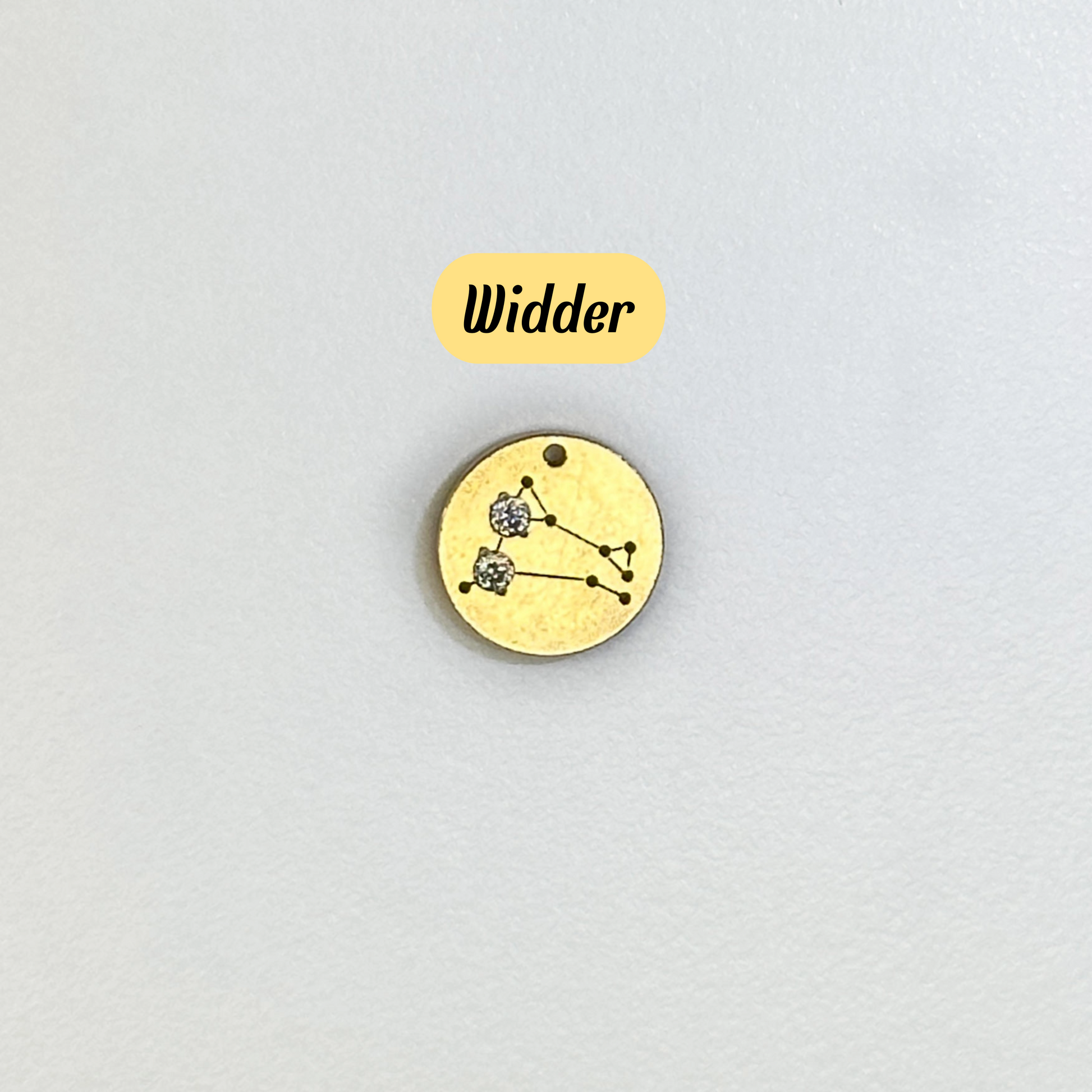 Sternzeichen-Anhänger Widder aus 14k Gold-Filled – filigraner Zodiac-Schmuck